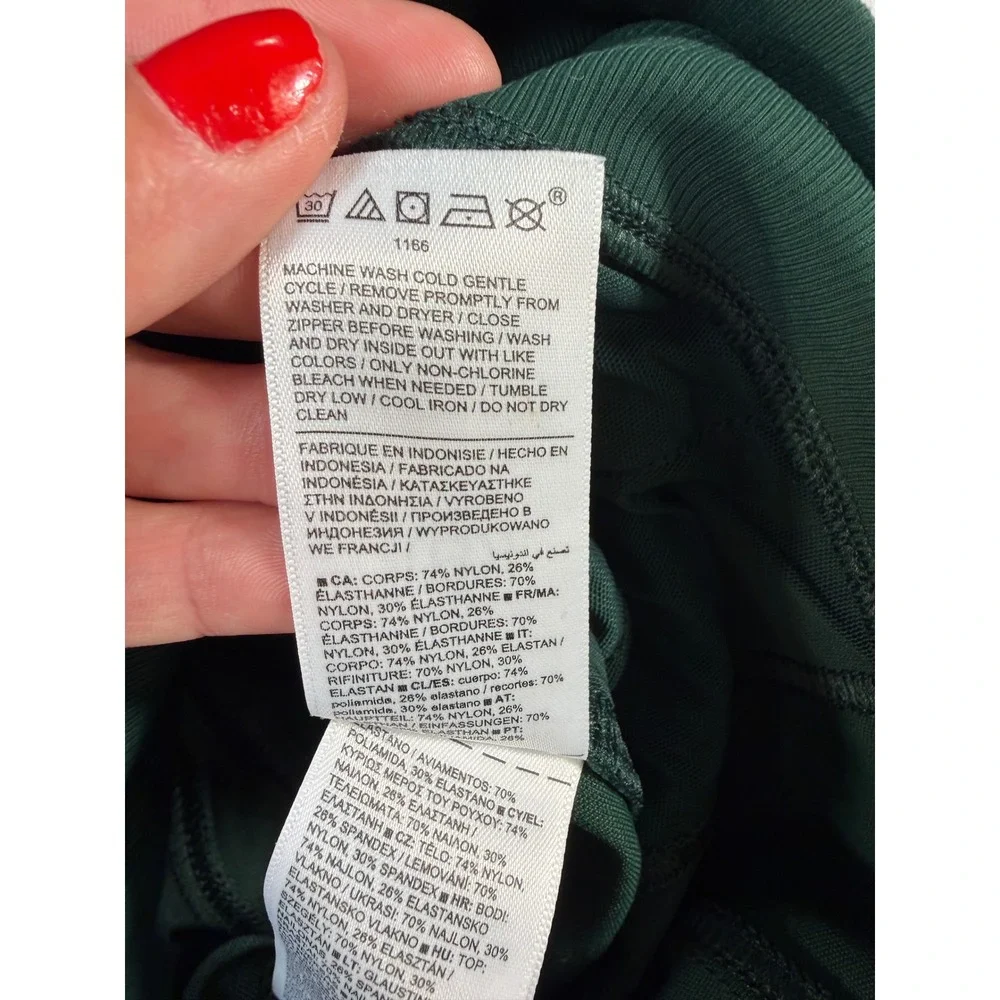 Athleta Venice Jogger Pants Dark Green Women Medium Activewear